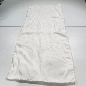 Pottery Barn pillowcase king solid white tencel lyocell modern